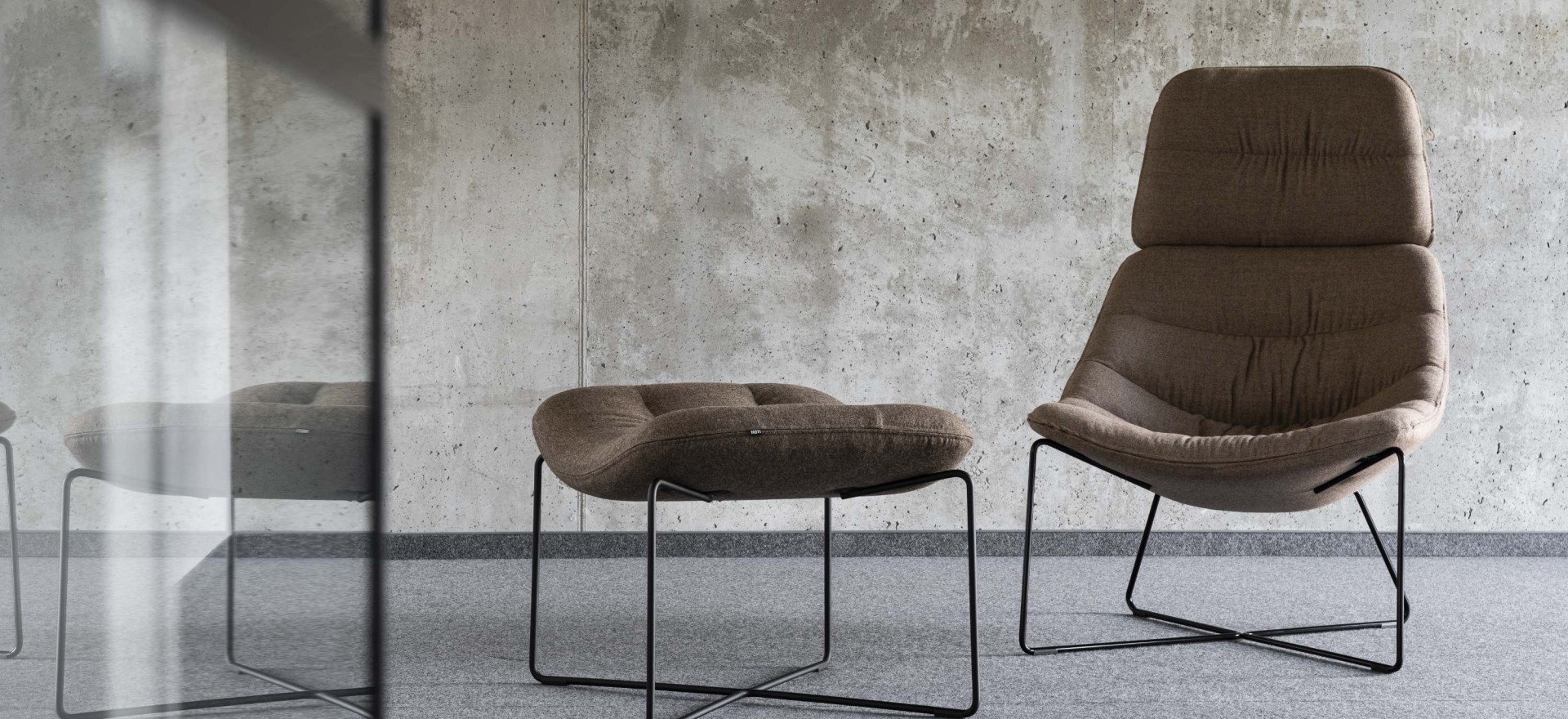 mishell soft armchair footrest n
